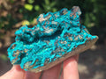 Natural Bright Blue Silica Chrysocolla Specimens x 12 From Kulukuluku, Congo - Toprock Gemstones and Minerals 