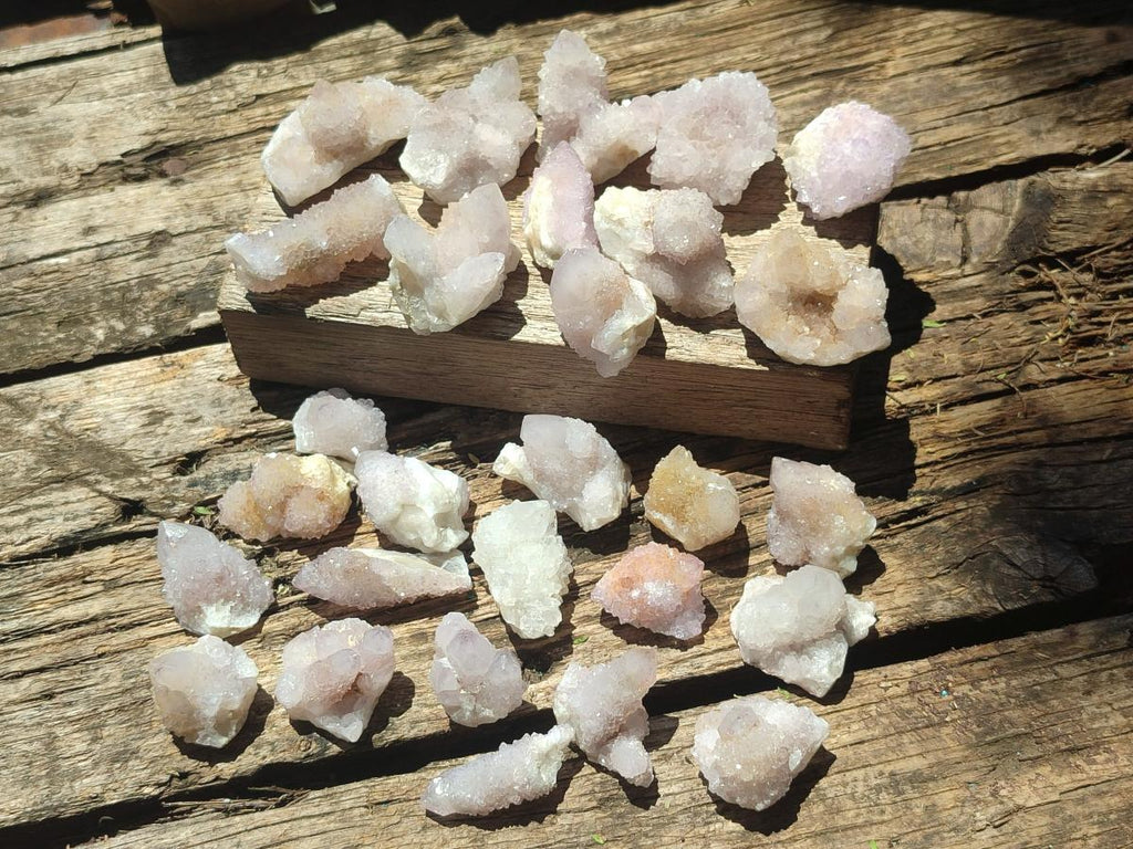 Natural Mini Spirit Quartz Single Crystals x 158 From Boekenhouthoek, South Africa - Toprock Gemstones and Minerals 