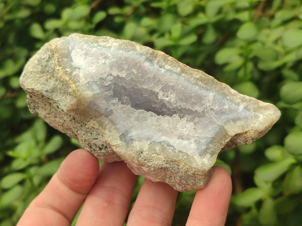 Natural Blue Lace Agate Geode and Vug Specimens x 32 From Nsanje, Malawi - Toprock Gemstones and Minerals 