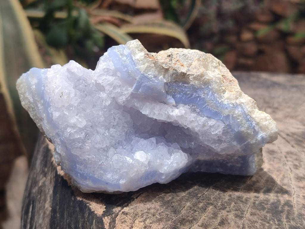 Natural Blue Lace Agate Geode and Vug Specimens x 32 From Nsanje, Malawi - Toprock Gemstones and Minerals 