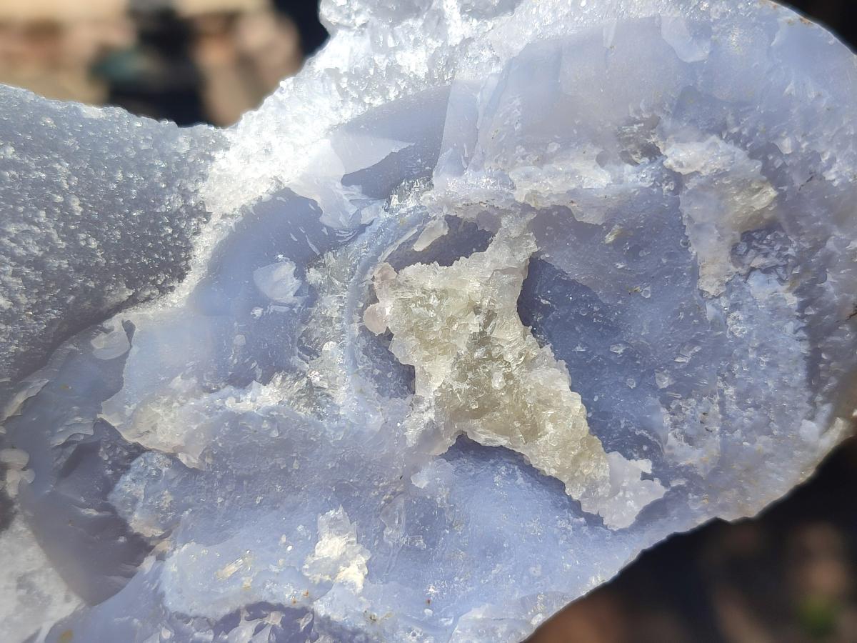 Natural Blue Lace Agate Geode and Vug Specimens x 32 From Nsanje, Malawi - Toprock Gemstones and Minerals 