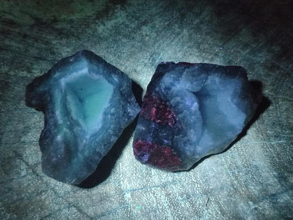 Natural Blue Lace Agate Geode and Vug Specimens x 32 From Nsanje, Malawi - Toprock Gemstones and Minerals 