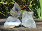 Natural Blue Lace Agate Geode and Vug Specimens x 32 From Nsanje, Malawi - Toprock Gemstones and Minerals 