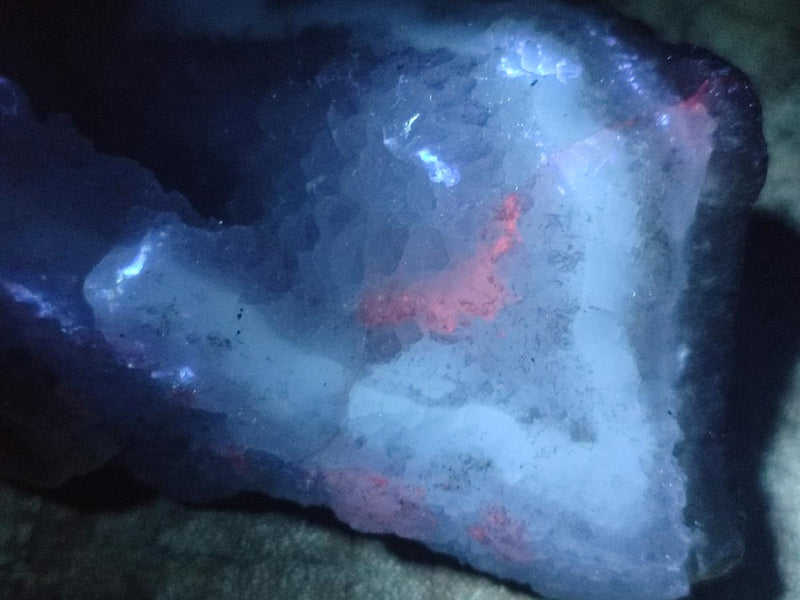 Natural Blue Lace Agate Geode and Vug Specimens x 32 From Nsanje, Malawi - Toprock Gemstones and Minerals 