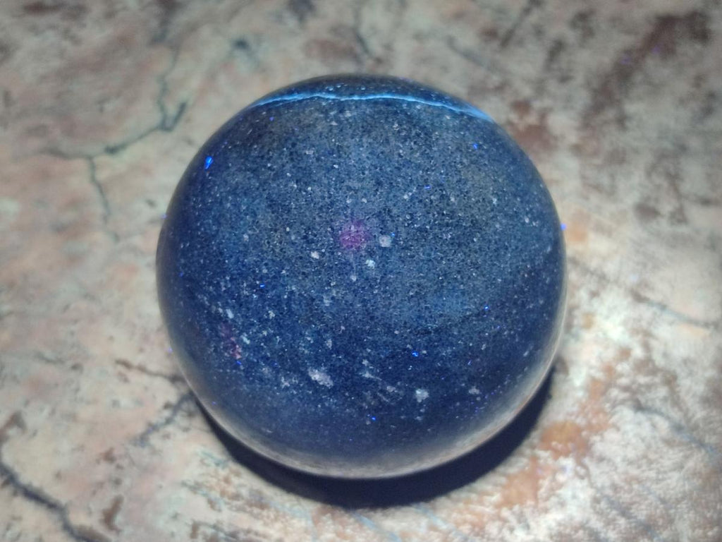 Polished Lazulite Spheres x 6 From Madagascar - Toprock Gemstones and Minerals 