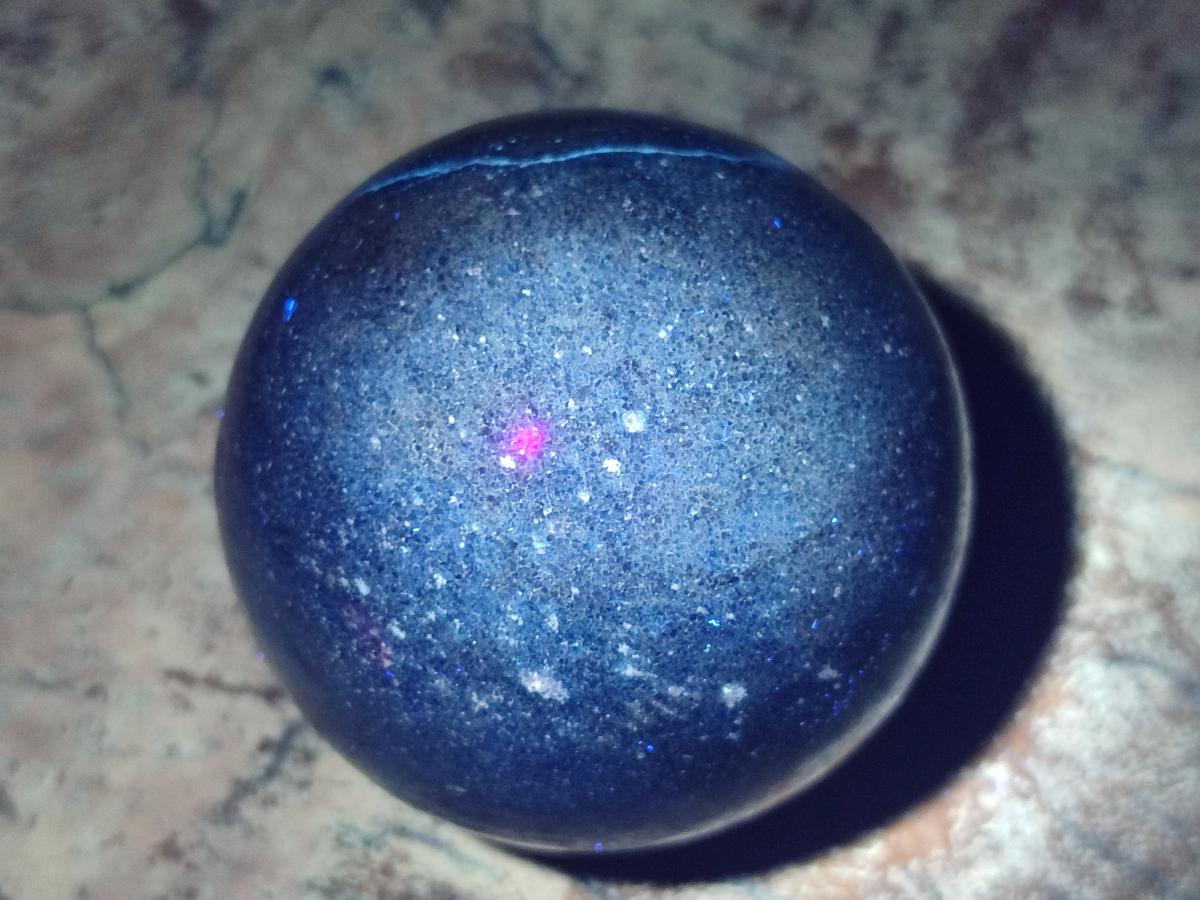Polished Lazulite Spheres x 6 From Madagascar - Toprock Gemstones and Minerals 
