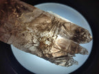 Natural Smokey Quartz Crystals with Aegirine x 12 From Zomba Plateau, Malawi - Toprock Gemstones and Minerals 