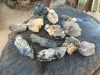 Natural Smokey Quartz Crystals with Aegirine x 12 From Zomba Plateau, Malawi - Toprock Gemstones and Minerals 