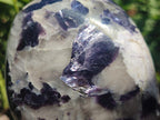 Polished Silver Leaf Lepidolite Standing Display Pieces x 3 From Zimbabwe - Toprock Gemstones and Minerals 