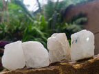 Polished One Side Tourmalinated Quartz Slices x 24 From Namibia - Toprock Gemstones and Minerals 