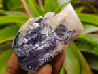 Polished One Side Silver Leaf Lepidolite Domed Nodules x 12 From Zimbabwe - Toprock Gemstones and Minerals 