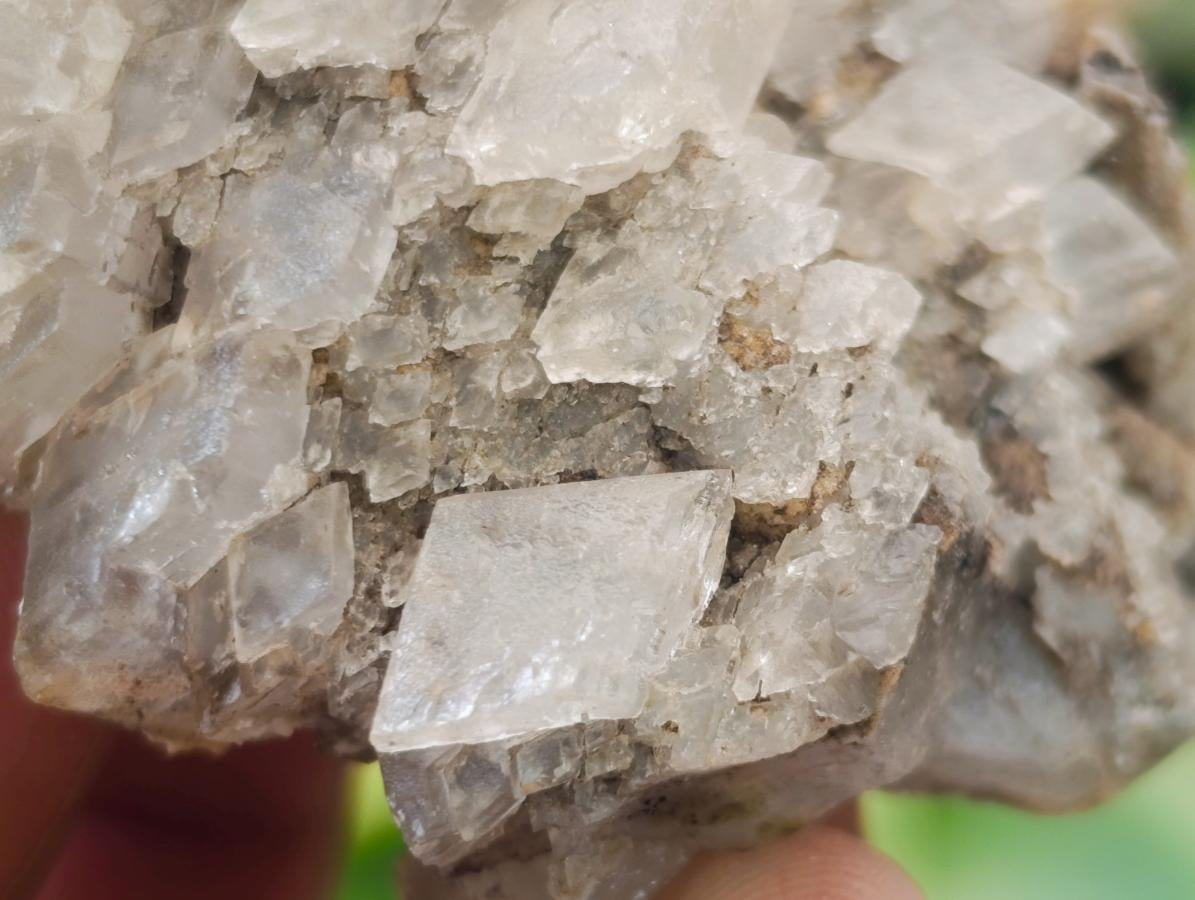 Natural Stacked Rhombohedral Calcite Specimens with Spearhead Sceptre Crystals and Phosphorus Aragonite x 1 From Albert's Mountain, Lesotho - Toprock Gemstones and Minerals 