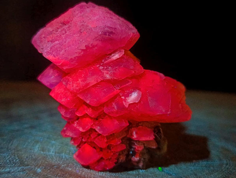 Natural Stacked Rhombohedral Calcite Specimens with Spearhead Sceptre Crystals and Phosphorus Aragonite x 1 From Albert's Mountain, Lesotho - Toprock Gemstones and Minerals 
