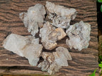 Natural Stacked Rhombohedral Calcite Specimens with Spearhead Sceptre Crystals and Phosphorus Aragonite x 1 From Albert's Mountain, Lesotho - Toprock Gemstones and Minerals 