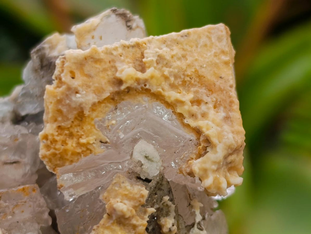 Natural Stacked Rhombohedral Calcite Specimens with Spearhead Sceptre Crystals and Phosphorus Aragonite x 1 From Albert's Mountain, Lesotho - Toprock Gemstones and Minerals 
