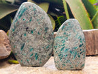 Polished Emerald Mica 'Mutokolite' Standing Display Pieces x 4 From Mutoko, Zimbabwe - Toprock Gemstones and Minerals 