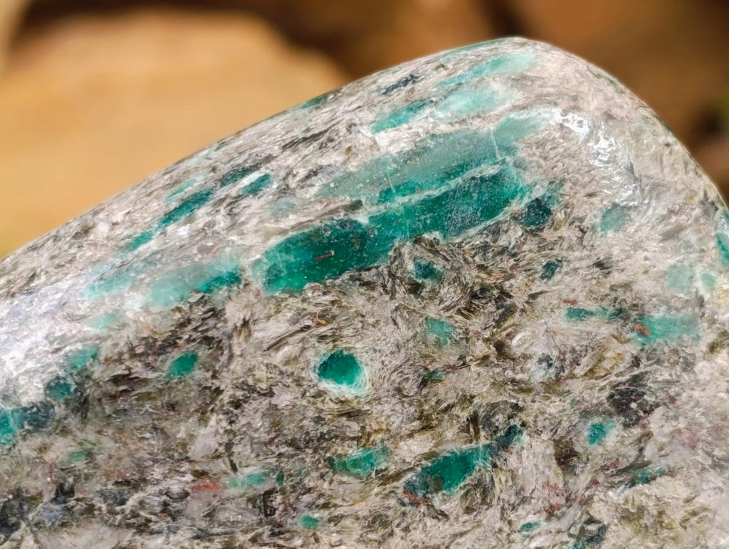 Polished Emerald Mica 'Mutokolite' Standing Display Pieces x 4 From Mutoko, Zimbabwe - Toprock Gemstones and Minerals 