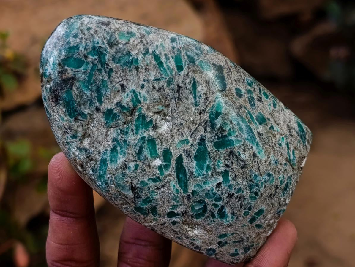 Polished Emerald Mica 'Mutokolite' Standing Display Pieces x 4 From Mutoko, Zimbabwe - Toprock Gemstones and Minerals 