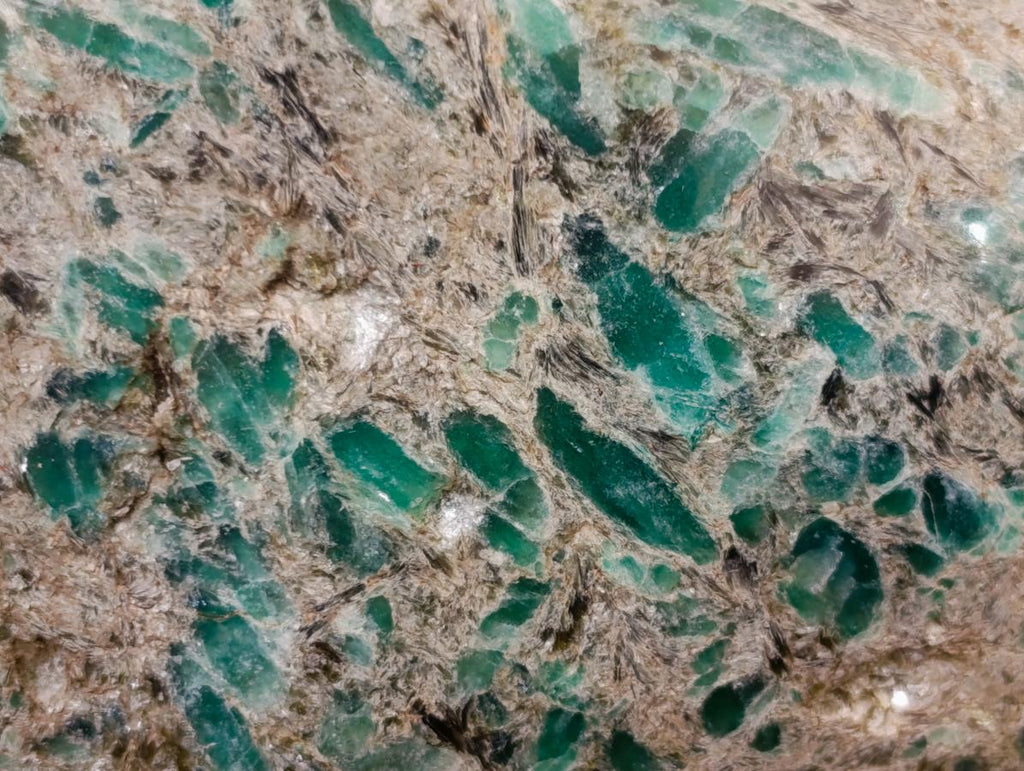 Polished Emerald Mica 'Mutokolite' Standing Display Pieces x 4 From Mutoko, Zimbabwe - Toprock Gemstones and Minerals 