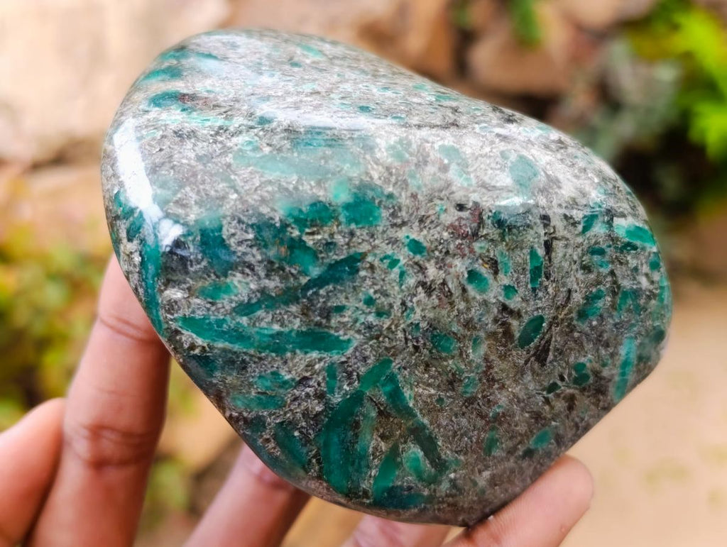 Polished Emerald Mica 'Mutokolite' Standing Display Pieces x 4 From Mutoko, Zimbabwe - Toprock Gemstones and Minerals 