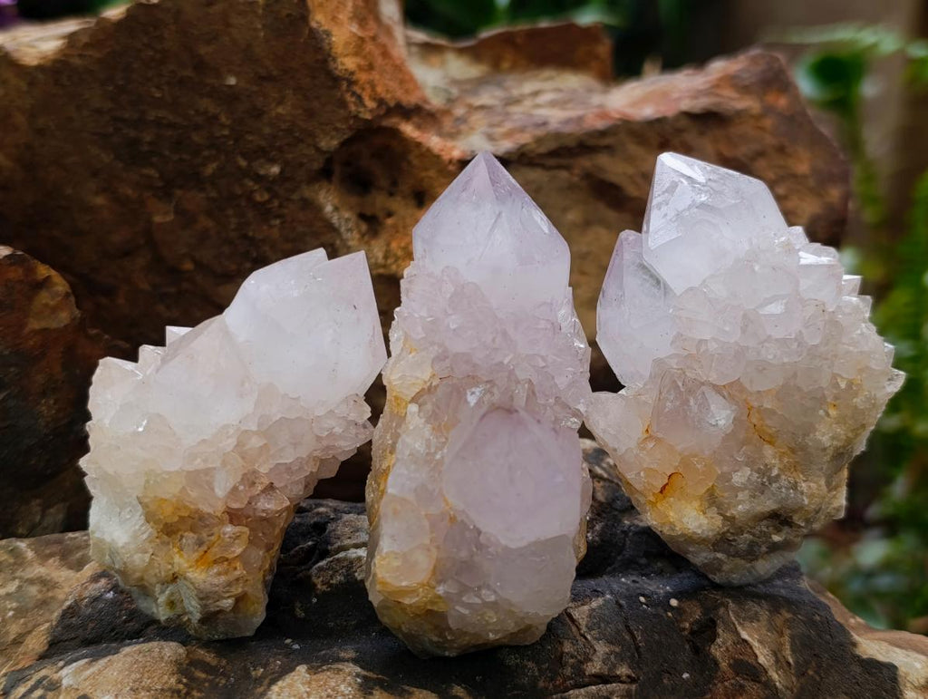 Natural Spirit Amethyst Crystals and Clusters x 12 From Boekenhouthoek, South Africa - Toprock Gemstones and Minerals 