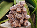 Natural Sugar Amethyst Clusters x 3 From Solwezi, Zambia - Toprock Gemstones and Minerals 