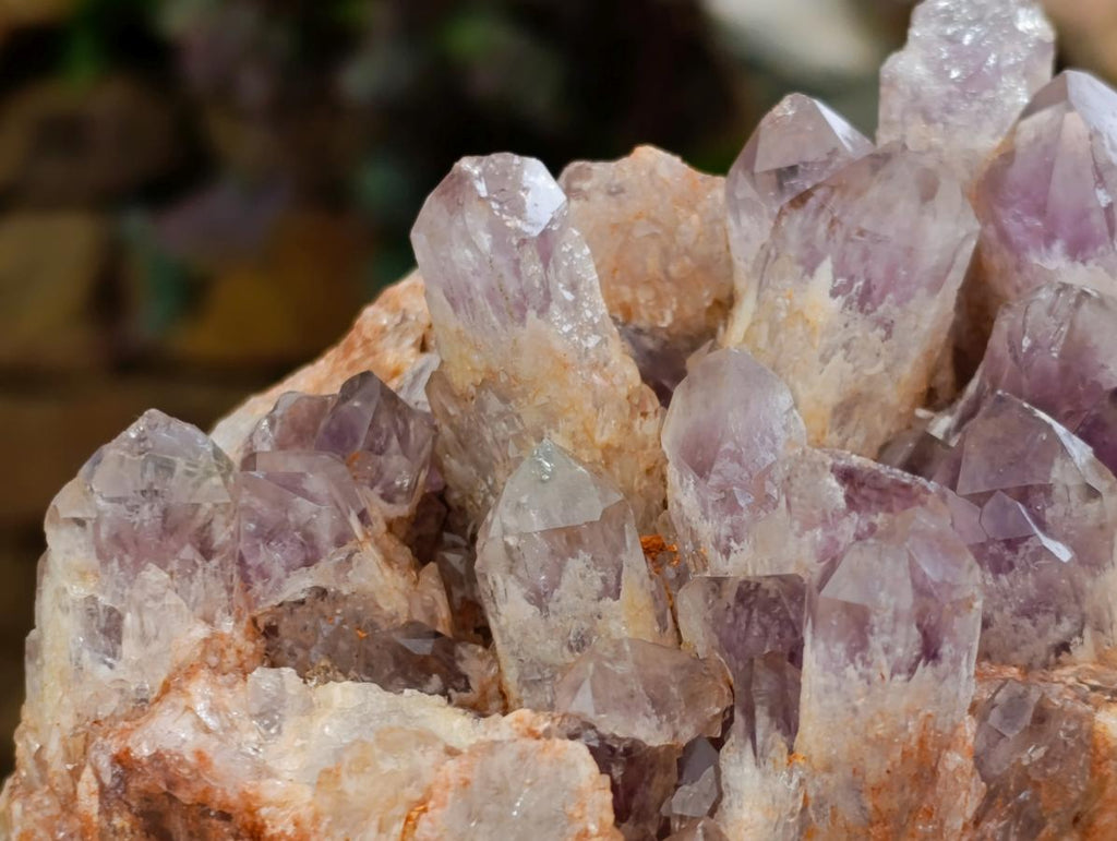 Natural Sugar Amethyst Clusters x 3 From Solwezi, Zambia - Toprock Gemstones and Minerals 