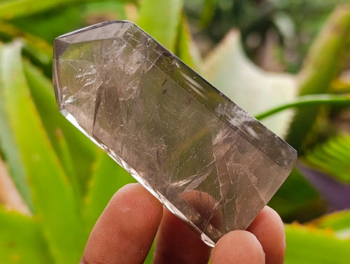 Polished Dark Morion Smokey Quartz Crystals x 12 From Madagascar - Toprock Gemstones and Minerals 