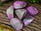 Polished Stichtite Free Forms x 6 From Barberton, South Africa - Toprock Gemstones and Minerals 