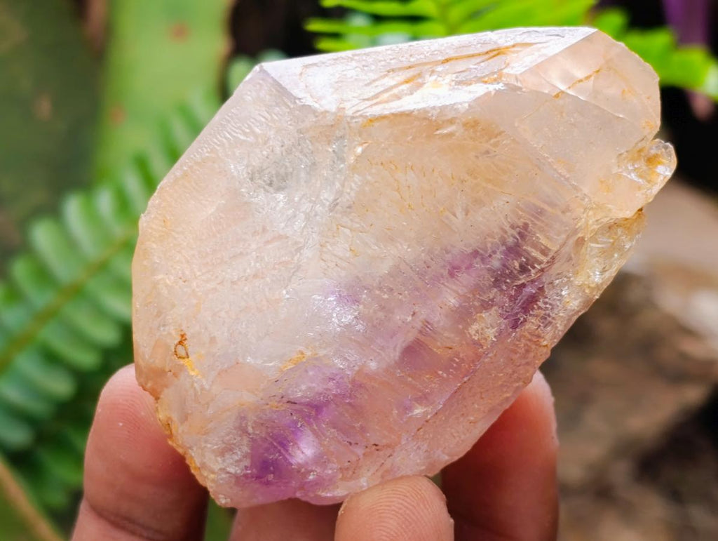 Natural Mix of Window Smokey Quartz and Amethyst Crystals x 32 From Brandberg, Namibia - Toprock Gemstones and Minerals 