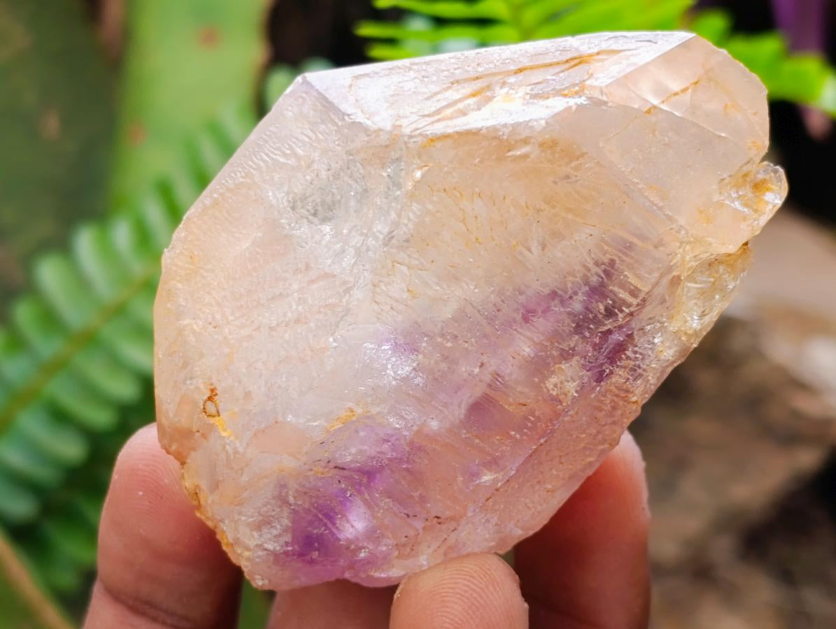Natural Mix of Window Smokey Quartz and Amethyst Crystals x 32 From Brandberg, Namibia - Toprock Gemstones and Minerals 