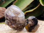 Natural Mix of Window Smokey Quartz and Amethyst Crystals x 32 From Brandberg, Namibia - Toprock Gemstones and Minerals 