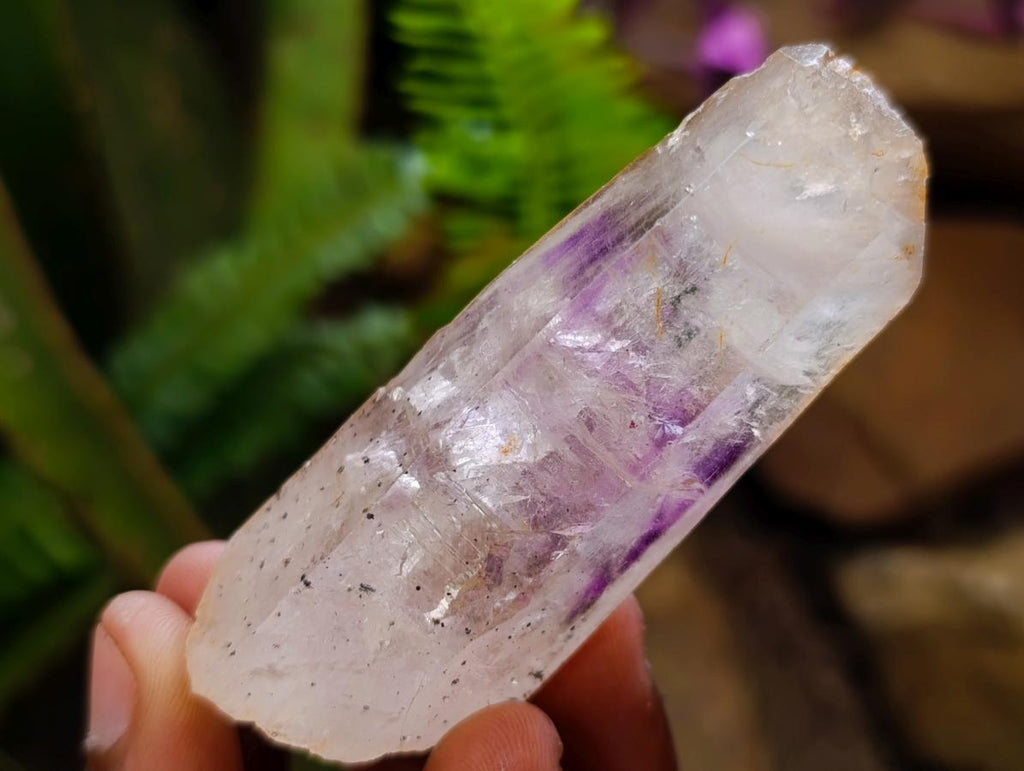 Natural Mix of Window Smokey Quartz and Amethyst Crystals x 32 From Brandberg, Namibia - Toprock Gemstones and Minerals 