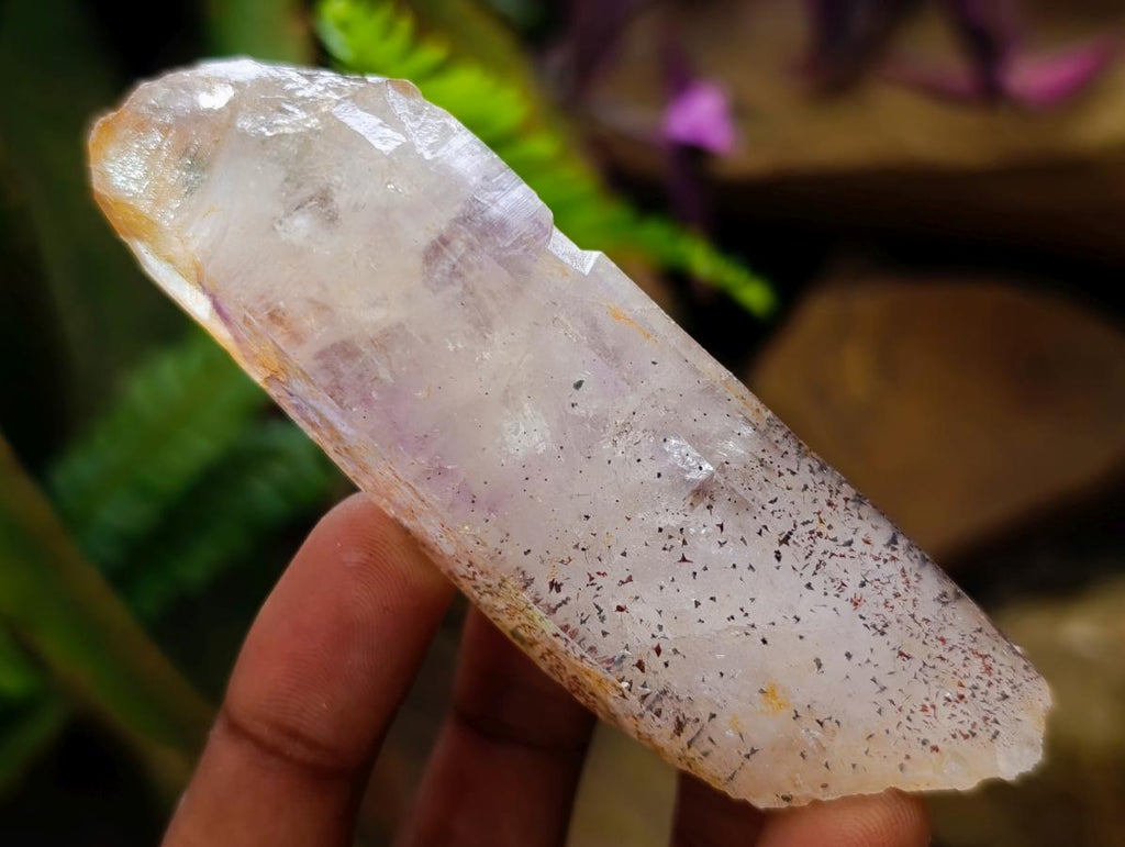 Natural Mix of Window Smokey Quartz and Amethyst Crystals x 32 From Brandberg, Namibia - Toprock Gemstones and Minerals 