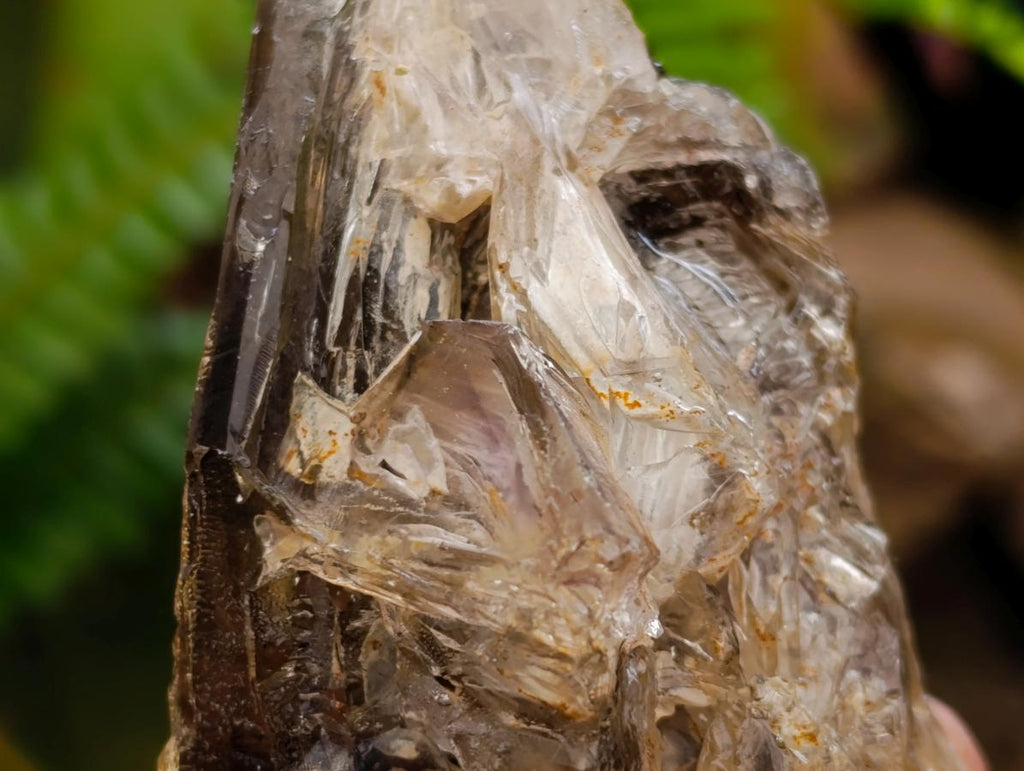 Natural Mix of Window Smokey Quartz and Amethyst Crystals x 32 From Brandberg, Namibia - Toprock Gemstones and Minerals 