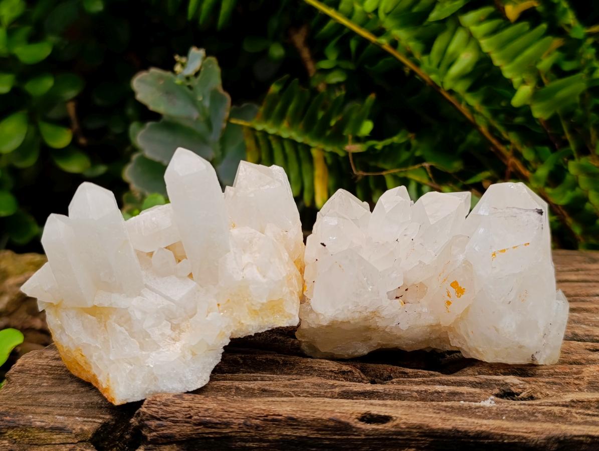 Natural Cascading "Anananas" Candle Quartz Clusters x 12 From Antsirabe, Madagascar - Toprock Gemstones and Minerals 