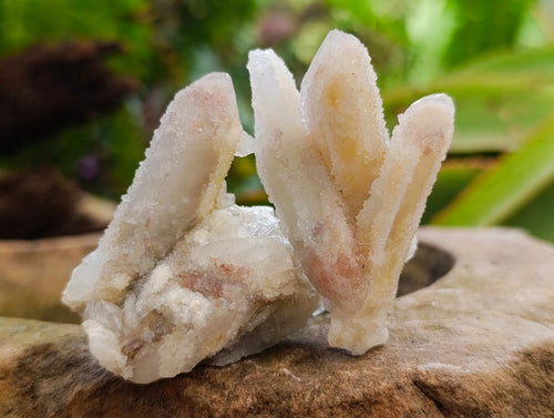 Natural Drusy Fairy Spirit Quartz Single Finger Crystals x 70 From Boekenhouthoek, South Africa - Toprock Gemstones and Minerals 
