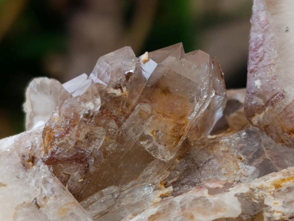 Natural Red Hematoid Quartz Crystal and Clusters x 4 From Karoi, Zimbabwe - Toprock Gemstones and Minerals 