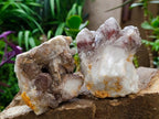 Natural Red Hematoid Quartz Crystal and Clusters x 4 From Karoi, Zimbabwe - Toprock Gemstones and Minerals 