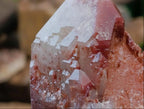 Natural Red Hematoid Quartz Crystal and Clusters x 4 From Karoi, Zimbabwe - Toprock Gemstones and Minerals 