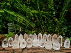 Polished Clear Quartz Crystals x 20 From Madagascar - Toprock Gemstones and Minerals 