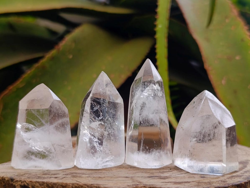 Polished Clear Quartz Crystals x 20 From Madagascar - Toprock Gemstones and Minerals 