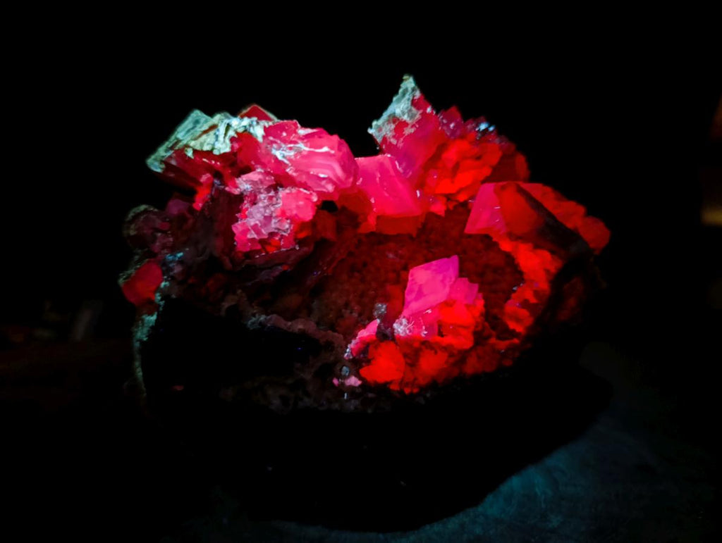 Natural Large Rhombohedral Calcite Specimen with Phosphorus Aragonite x 1 From Albert's Mountain, Lesotho - Toprock Gemstones and Minerals 