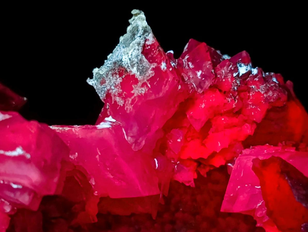 Natural Large Rhombohedral Calcite Specimen with Phosphorus Aragonite x 1 From Albert's Mountain, Lesotho - Toprock Gemstones and Minerals 