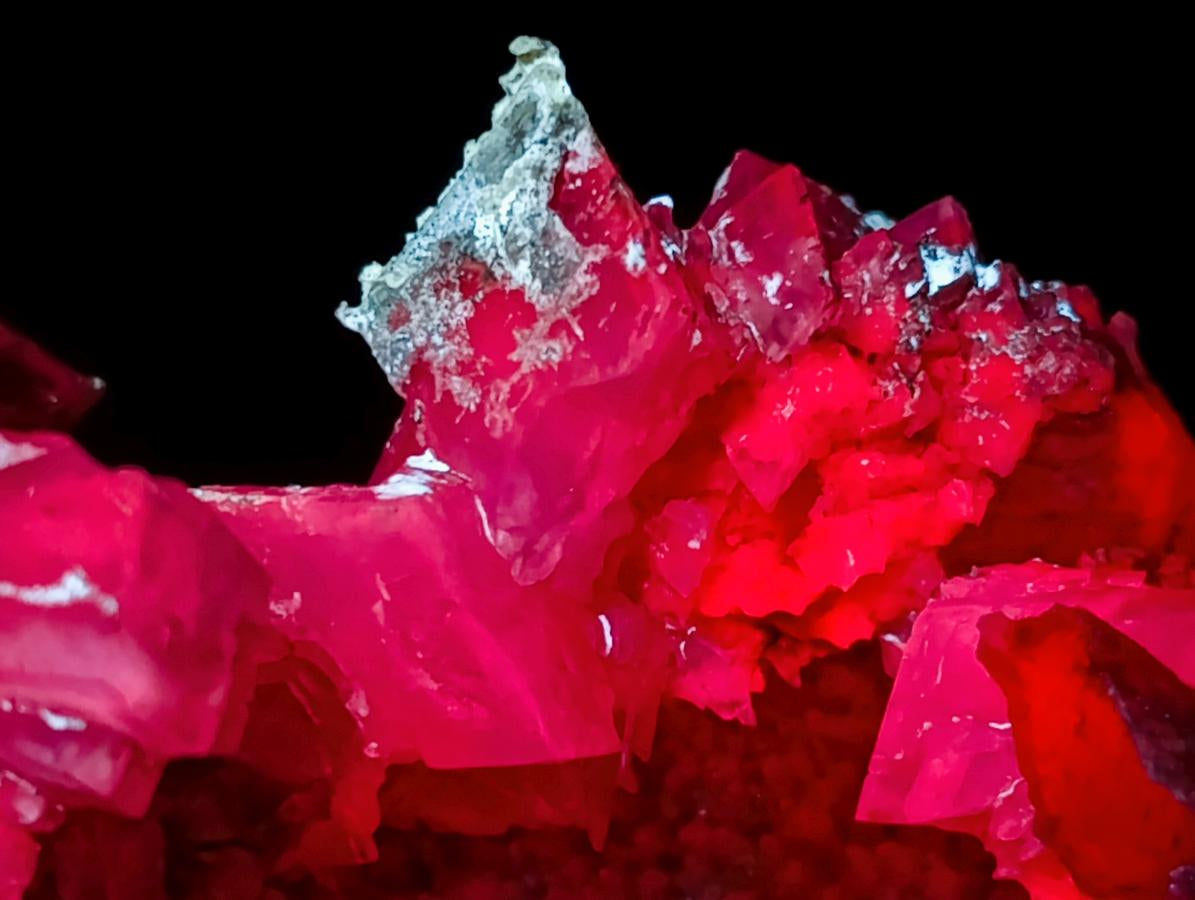 Natural Large Rhombohedral Calcite Specimen with Phosphorus Aragonite x 1 From Albert's Mountain, Lesotho - Toprock Gemstones and Minerals 