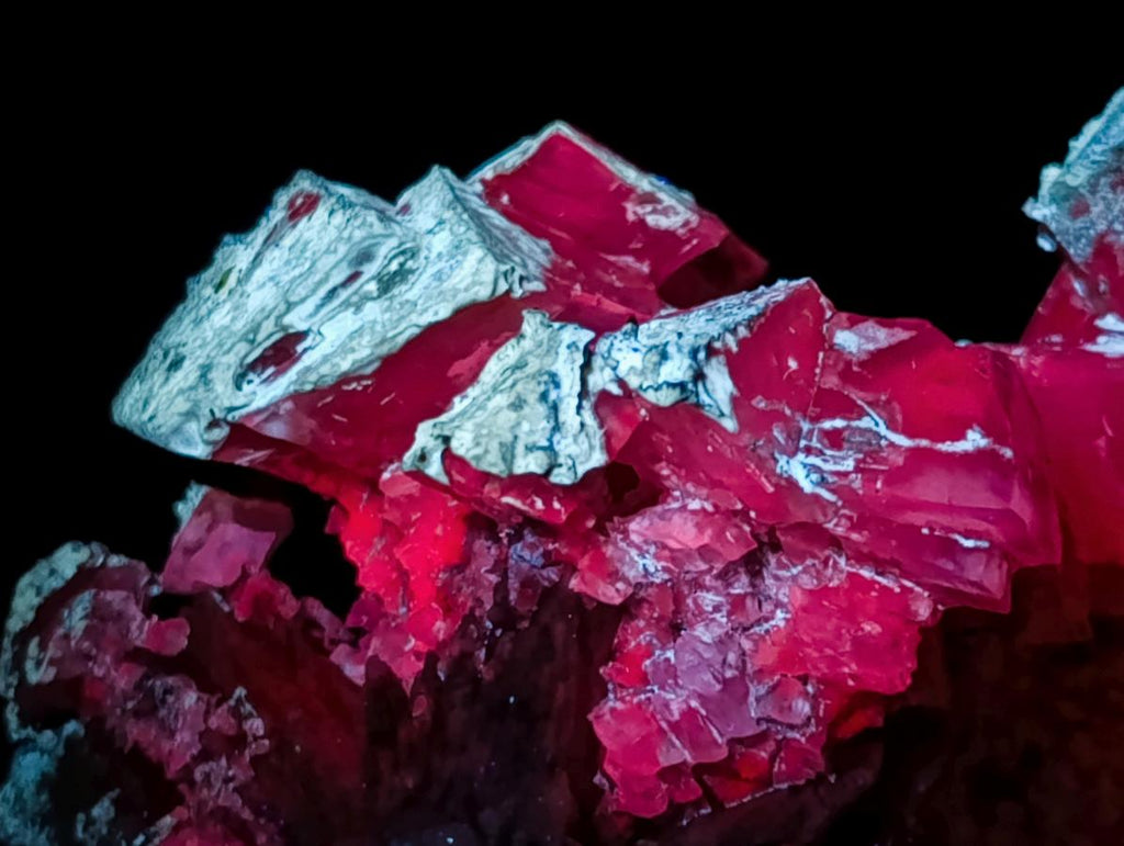 Natural Large Rhombohedral Calcite Specimen with Phosphorus Aragonite x 1 From Albert's Mountain, Lesotho - Toprock Gemstones and Minerals 