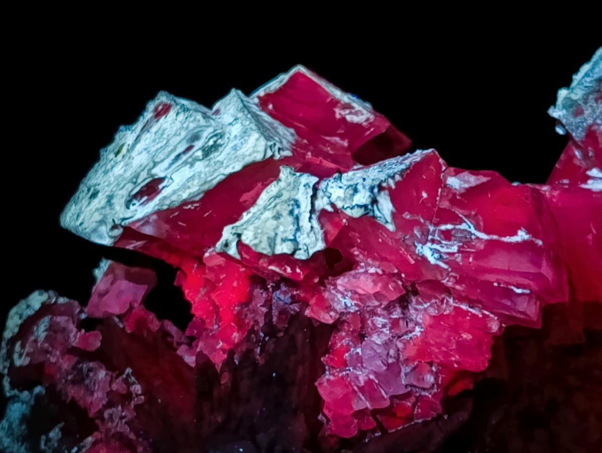 Natural Large Rhombohedral Calcite Specimen with Phosphorus Aragonite x 1 From Albert's Mountain, Lesotho - Toprock Gemstones and Minerals 