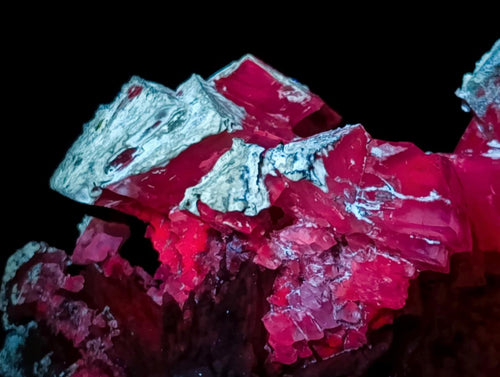 Natural Large Rhombohedral Calcite Specimen with Phosphorus Aragonite x 1 From Albert's Mountain, Lesotho - Toprock Gemstones and Minerals 