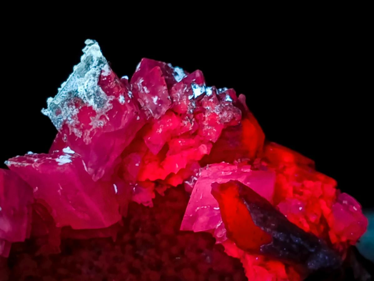 Natural Large Rhombohedral Calcite Specimen with Phosphorus Aragonite x 1 From Albert's Mountain, Lesotho - Toprock Gemstones and Minerals 
