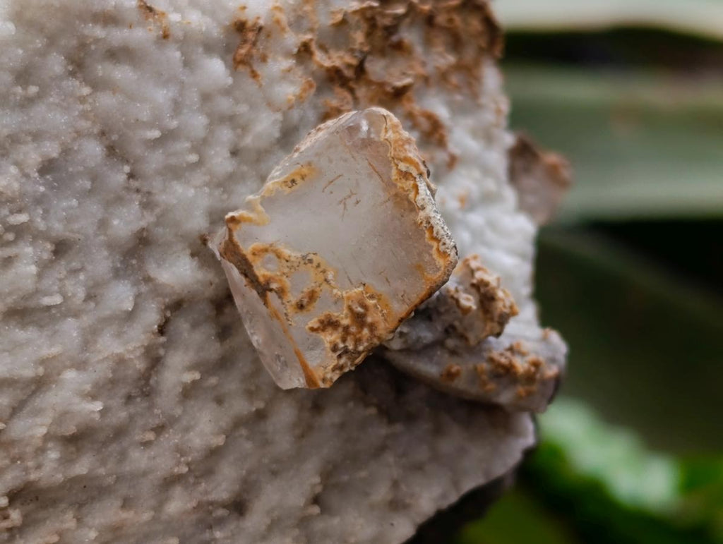 Natural Large Rhombohedral Calcite Specimen with Phosphorus Aragonite x 1 From Albert's Mountain, Lesotho - Toprock Gemstones and Minerals 